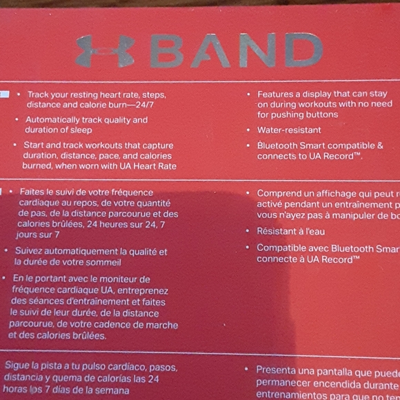 UNDER ARMOR HTC FITBIT WRISTBAND NEW - Picture 4 of 4
